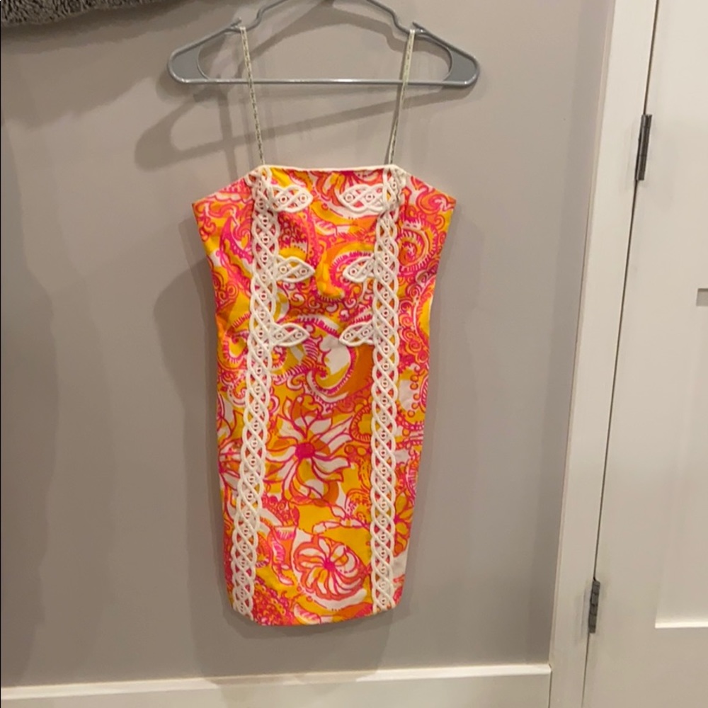 Lilly Pulitzer strapless dress